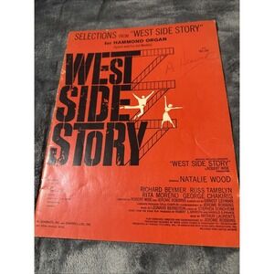 Tonight West Side Story Sheet Music Bernstein Sondheim G. Schirmer
